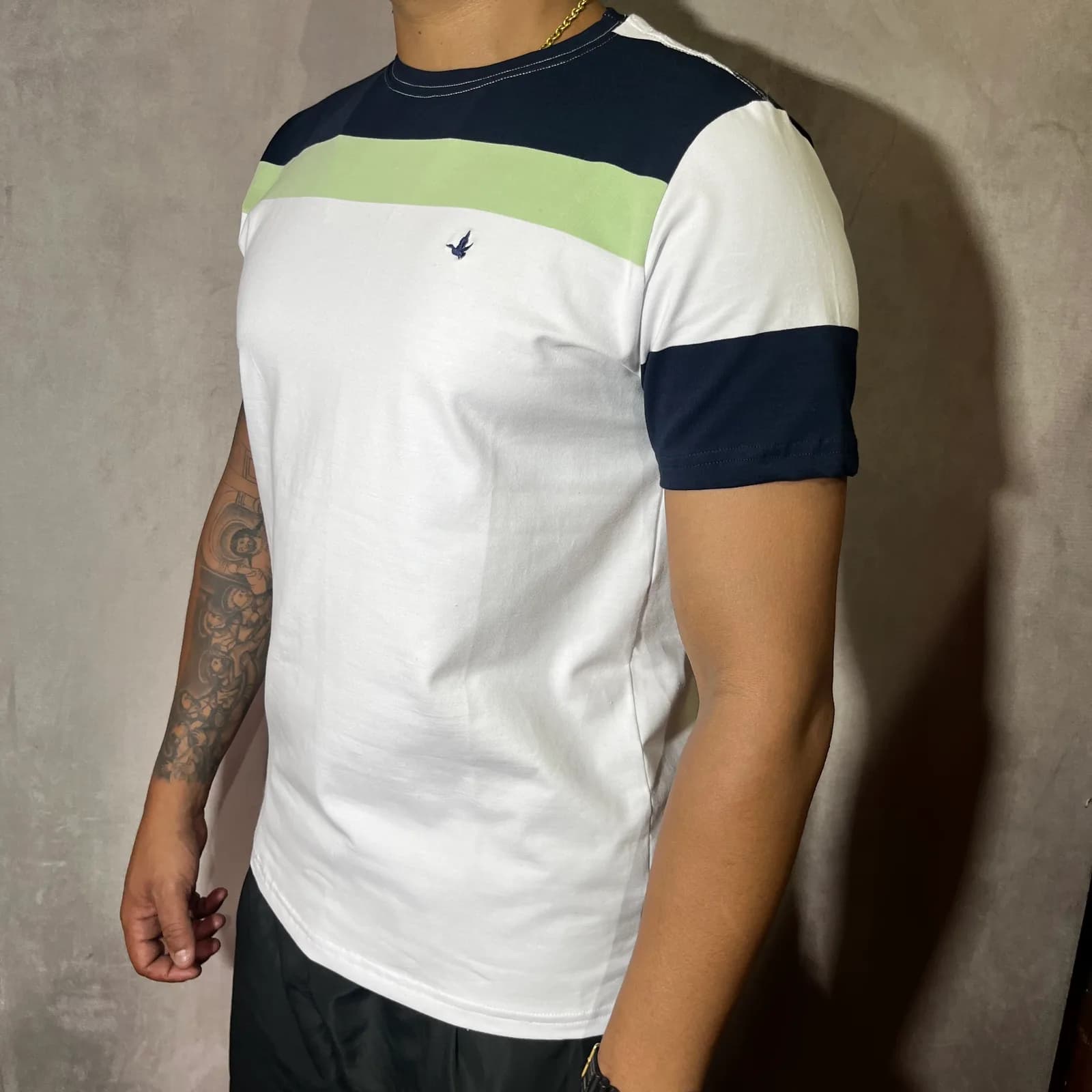 Nova coleção Camiseta listrada Brooksfield Premium